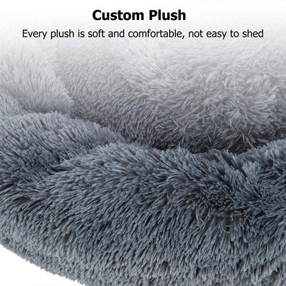 Dog Bed, Dog Beds for Medium Dogs, Small Outdoor Dog Beds, Washable Dog Bed and Cat Bed, Faux Fur Pet Bed, Anti-Slip Dog Bed Cat Bed